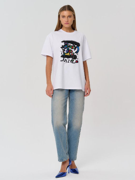 Футболка женская 12421-42016 white - Eleganzza фото 2