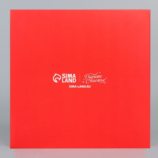 Цена за 5 шт. Коробка под 9 конфет «Сладкого Нового года», 14.5×14.5×3.5 см