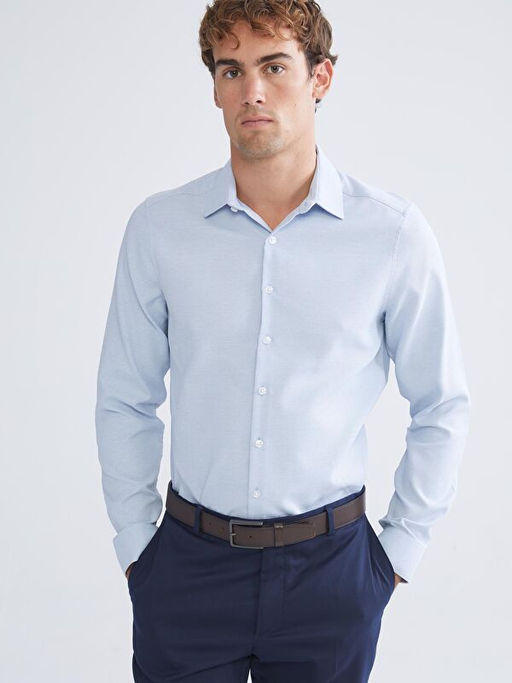 Slim Fit Uzun Kollu Arm?rl? Erkek G?mlek