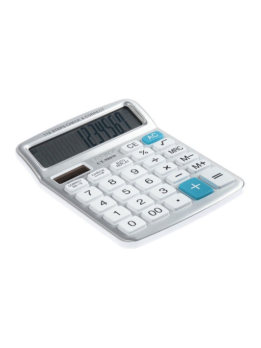 Калькулятор настольный 12-разрядный SDC-3822C корпус белый