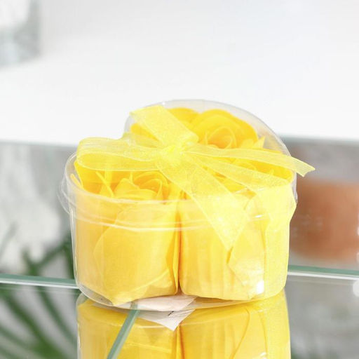 Мыльные розы, жёлтые, набор 3 шт. - SB BEAUTY фото 2