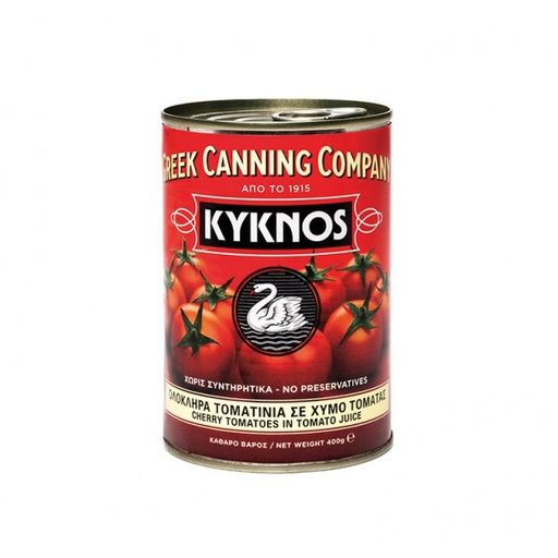 Помидорчики черри в томатном соке Kyknos, Греция, жест.банка, 400г  фото 2