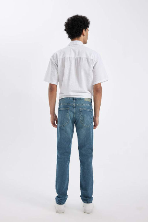 Pedro Slim Fit Джинсовые брюки узкого кроя с нормальной талией и узкими штанинами - Defacto фото 7