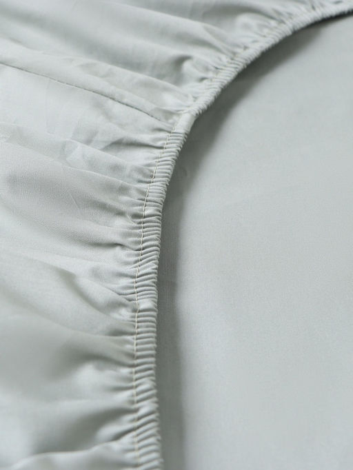 Простыня на резинке Этель 160*200*25 см, цв.зеленый, 100% хлопок, перкаль,114 г/м?  фото 9