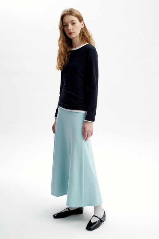 ЕВТ 7025/ментоловый юбка жен