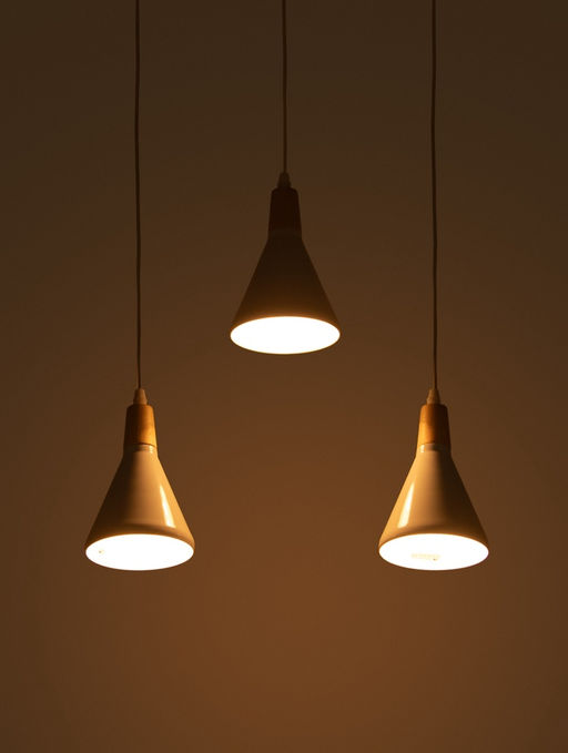 Светильник подвесной 10286/3, 3хE27, 40 Вт, белый