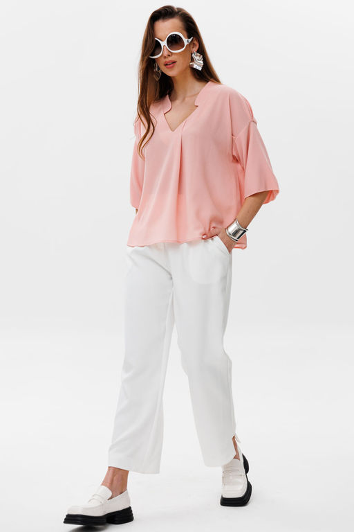 Костюм NIKVA н495 пудра+молоко  фото 5