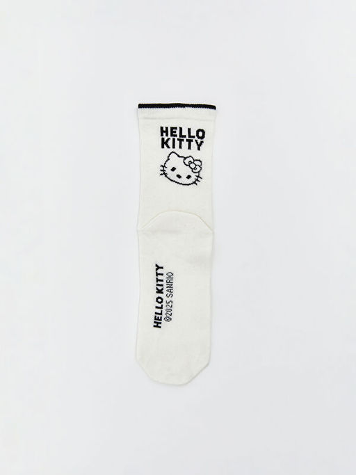 Hello Kitty Bask?l? Kad?n Soket ?orap 3l?