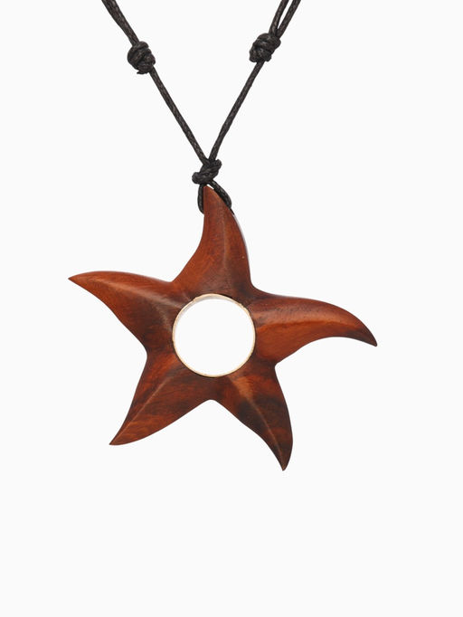 Кулон «Звезда», дерево соно