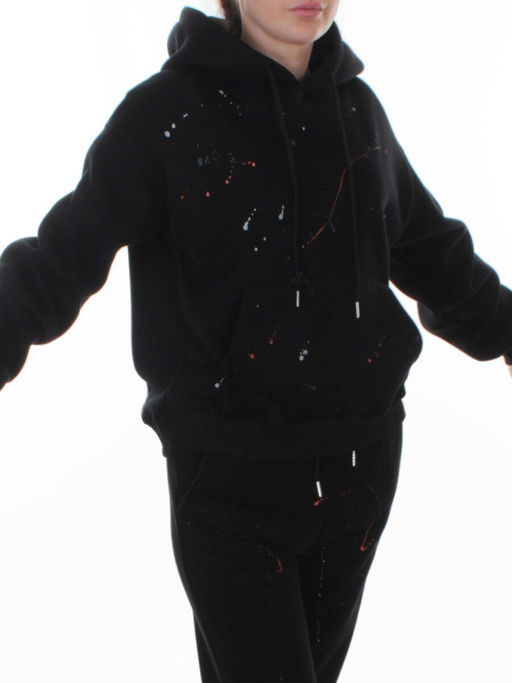 006 BLACK Костюм спортивный зимний женский (95% хлопок, 5% полиэстер)