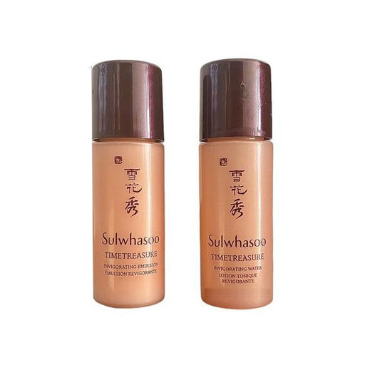 Sample Тонер и эмульсия антивозрастные регенерирующие SULWHASOO Timetreasure Invigorating Water & Emulsion, 5ml+5ml