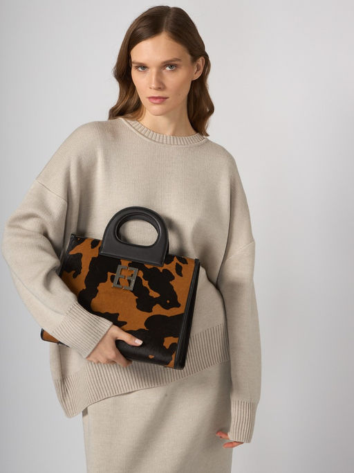 Сумка ELEGANZZA Z9261-8288 black/camel