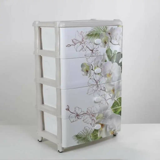 Комод широкий "Орхидеи" 4-х секц. М2638