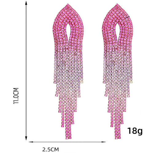 Серьги длинные на гвоздиках арт. 13 1654 (id 259133) - Rada фото 5