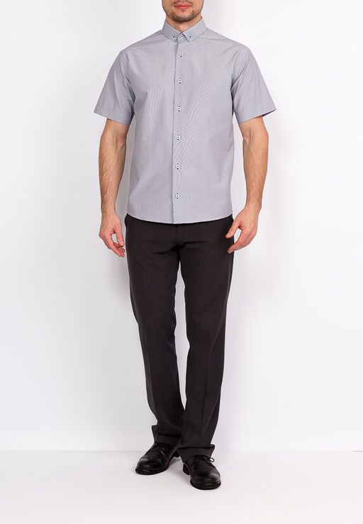 Сорочка мужская короткий рукав GREG 311/109/03/KZS/b/1  фото 5