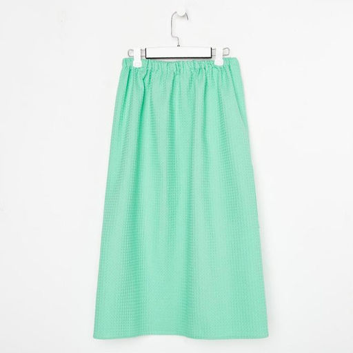 Полотенце банное Этель Парео с карманом 80*140 см. цв.нежный лайм, 100% хл, вафля 240 г/м2  фото 9