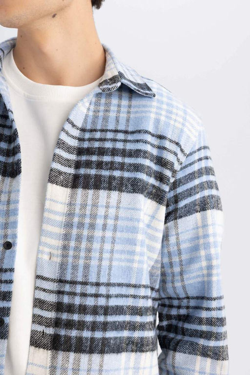 Рубашка Lumberjack с длинным рукавом в клетку стандартного кроя - Defacto фото 5