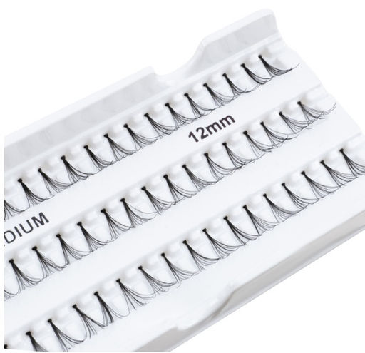 TF Пучки ресниц Individual lashes М202 12мм Medium черный