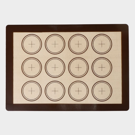 Коврик для выпечки армированный «Макарун.Плюс», силикон, 42×29.5 см, МИКС