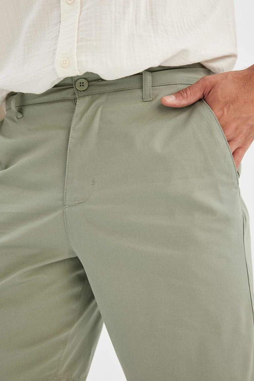 Шорты-бермуды из габардина стандартного кроя - Defacto фото 5