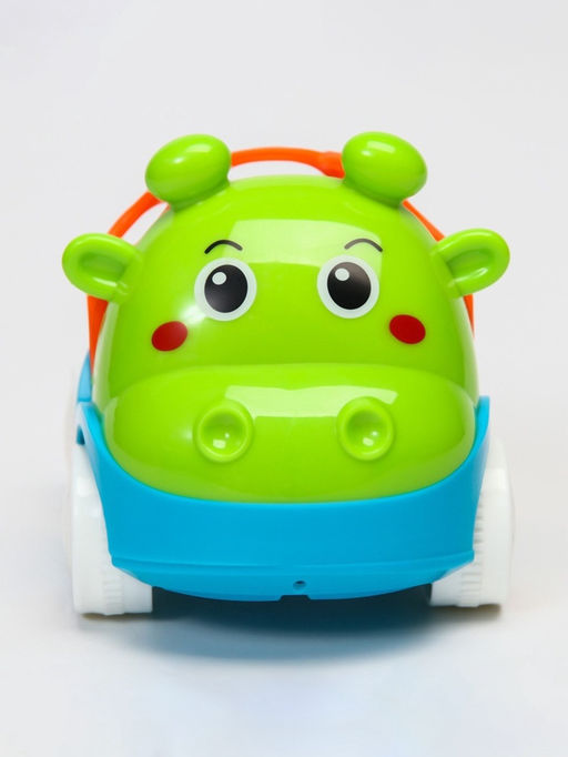 Машинка - погремушка Крошка Я «Жирафик», с эластичными элементами