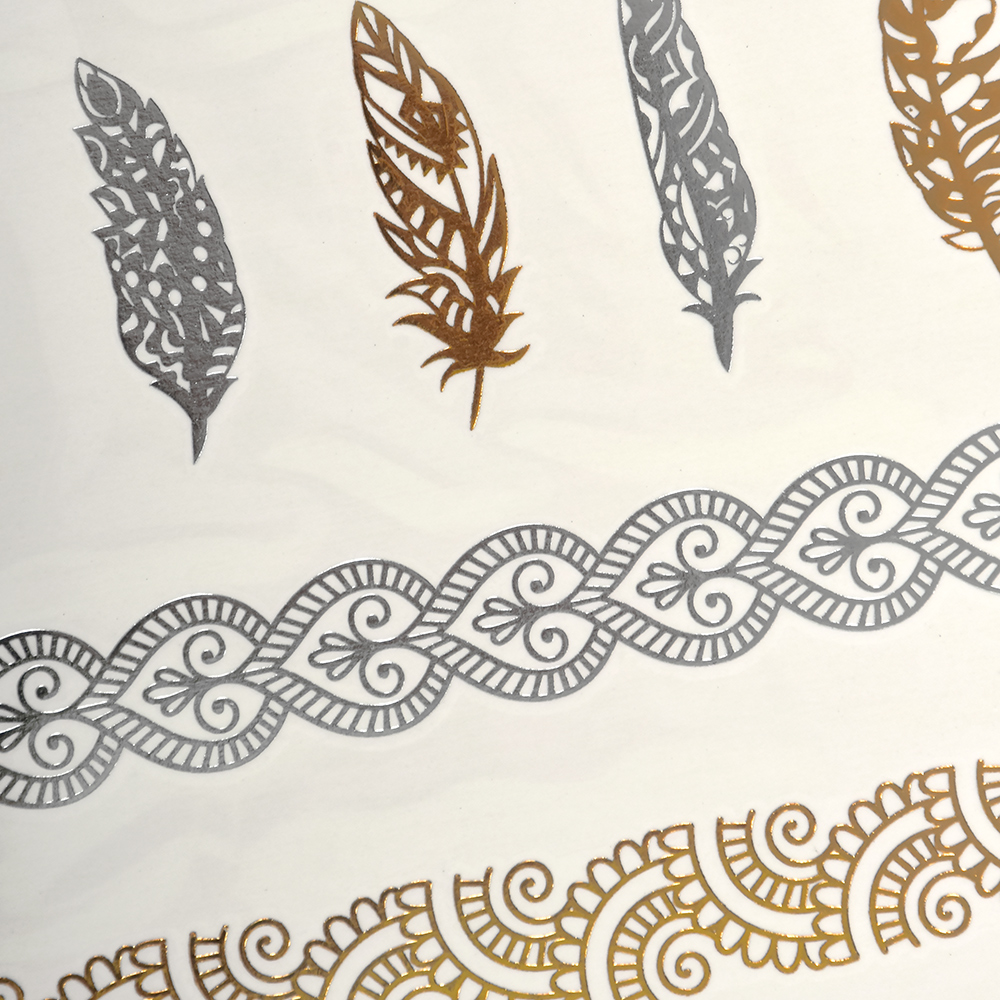 Наклейки переводные фольгированные Перышки - Marmiton фото 4