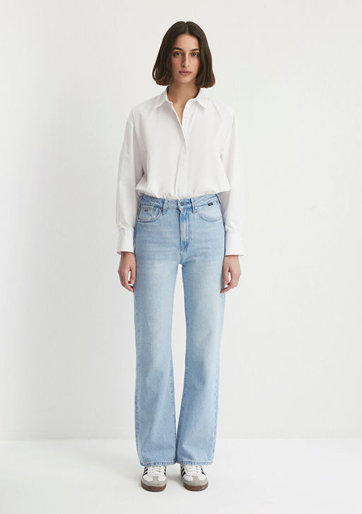 Victoria Premium Blue Ac?k Mavi Jean Pantolon  фото 3