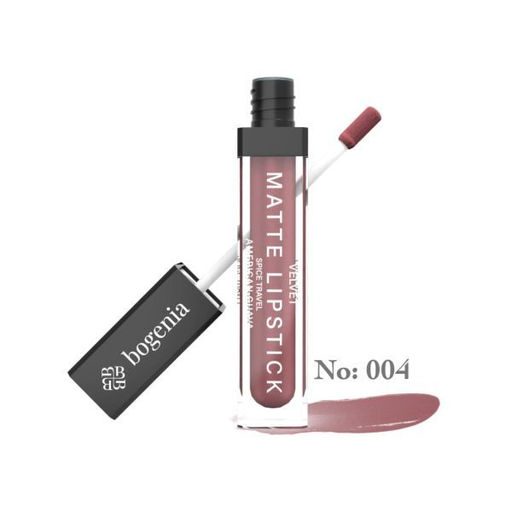 Bogenia BG720 Помада для губ матовая "Velvet Matte Lipstick" тон 004,американская гуава 8 мл