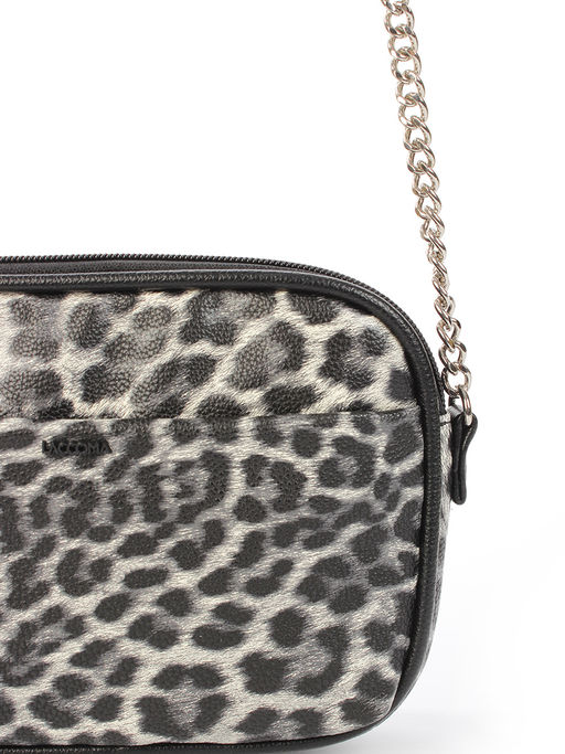 LACCOMA сумка Джулия-леопард черно-белый эко кожа хлопок