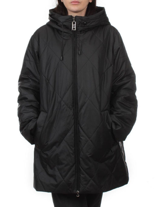 25051 BLACK Куртка демисезонная женская (100 гр. холлофайбер) - Fashion фото 3