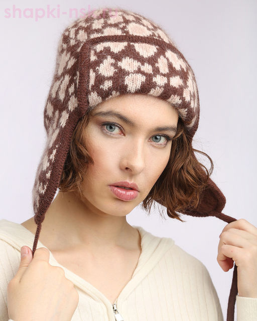 240118 Ушанка женская (56-60)