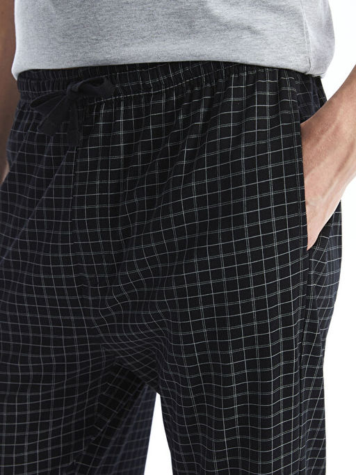 Standart Kal?p Ekose Erkek Pijama Alt