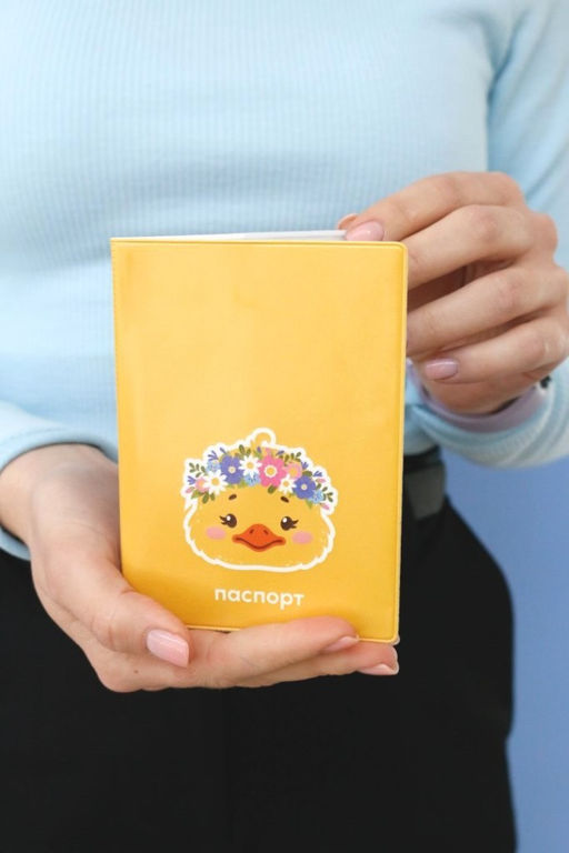 ОБЛОЖКА ДЛЯ ПАСПОРТА Dear duck, плотность 560 мкм