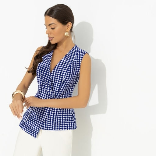 Жилет дизайнерский Стильный лидер (синий) - Charutti фото 6