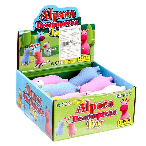 Цена за 12 шт. Мялка «Лама» цвета МИКС