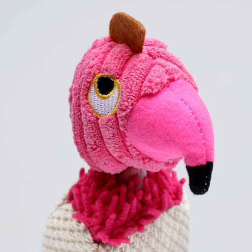 Игрушка текстильная Веселый фламинго, 28 х 6 см - Пижон фото 5