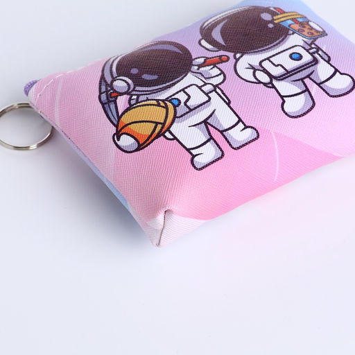 Цена за 2 шт. Кошелёк детский «Космонавты», монетница, на молнии, МИКС