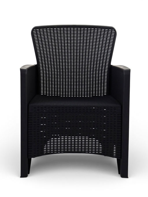 Набор "Ротанг Лайт": 2 кресла, стол, мокко