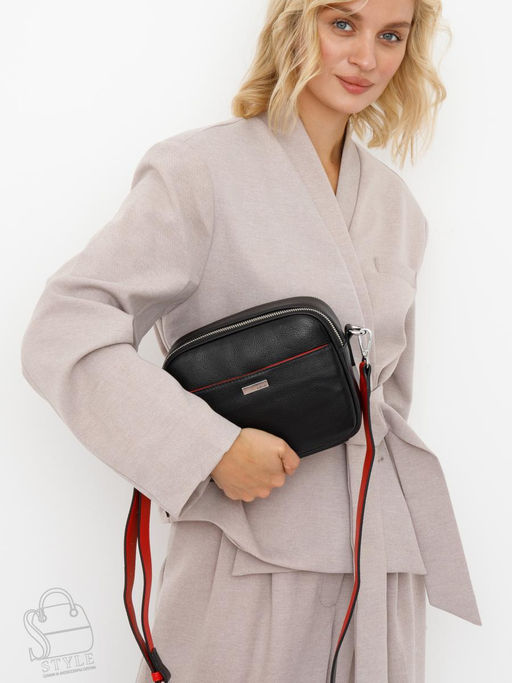 Сумка женская кожаная 98177-1S  black Velina Fabbiano-Safenta