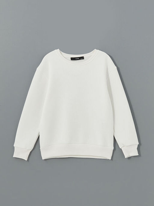 Bisiklet Yaka K?z ?ocuk Sweatshirt