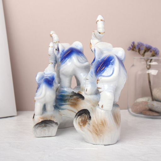 Статуэтка Семья слонов 14*15 см / W316 /уп 36/ - Галеонтрейд фото 3