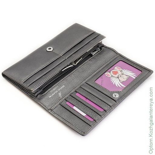 Большой женский кожаный кошелек Sergio Valentini СВ 8118-035 фото 3