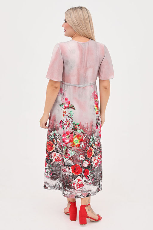 Платье Luxury Moda 1057 серый