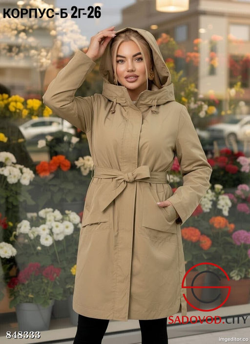 Ветровка женская с капюшоном - Bruno фото 4