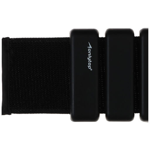 Утяжелители ONLYTOP, 2 шт. × 0.5 кг, цвет чёрный