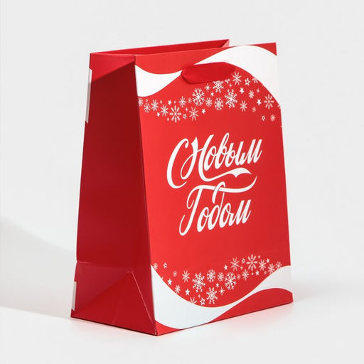 Пакет ламинированный вертикальный Праздник к нам приходит, MS 18 23 10 см - Дарите счастье фото 2