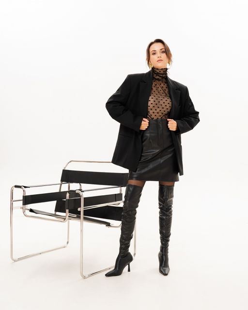 Водолазка-гольф из сетки 457.8.6 - Elena sorti фото 7