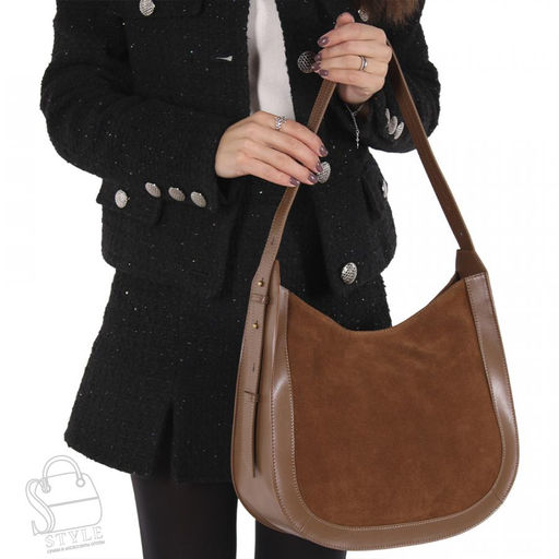 Сумка женская кожаная 7230BDAA brown Baidou в Новосибирске
