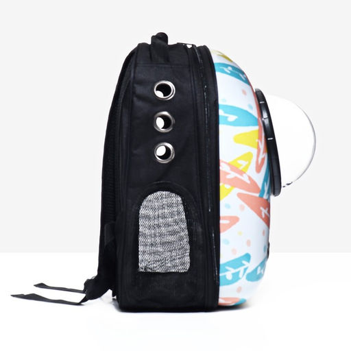 Рюкзак для переноски животных с окном для обзора Пастель, 32 х 25 х 42 см - Пижон фото 3