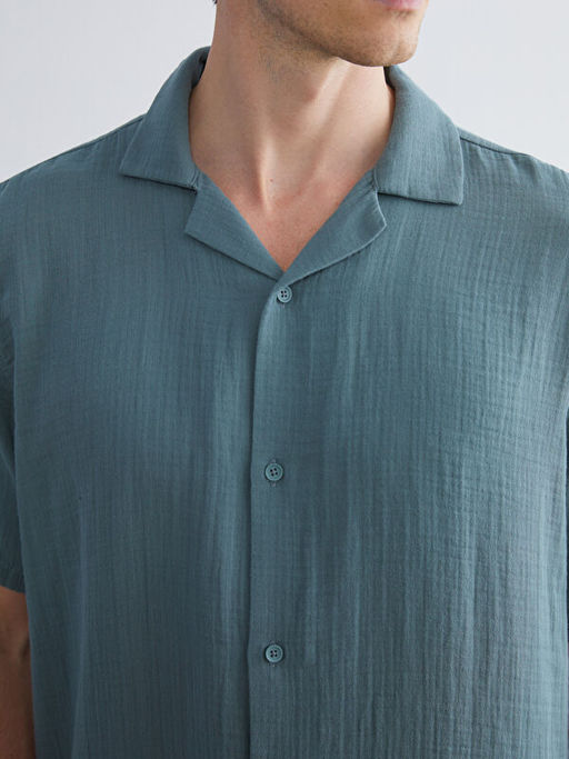 Standart Fit K?sa Kollu Erkek G?mlek